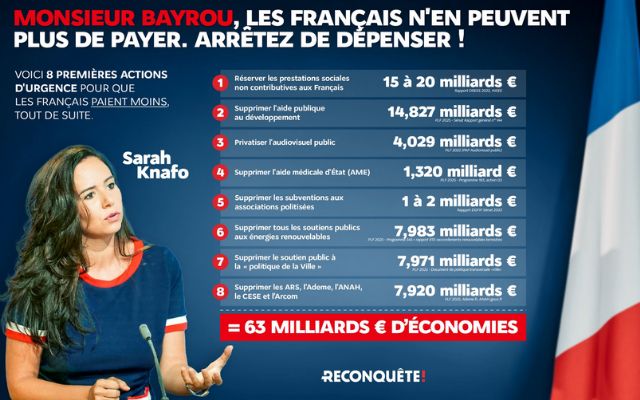 proposition Sarah Knafo