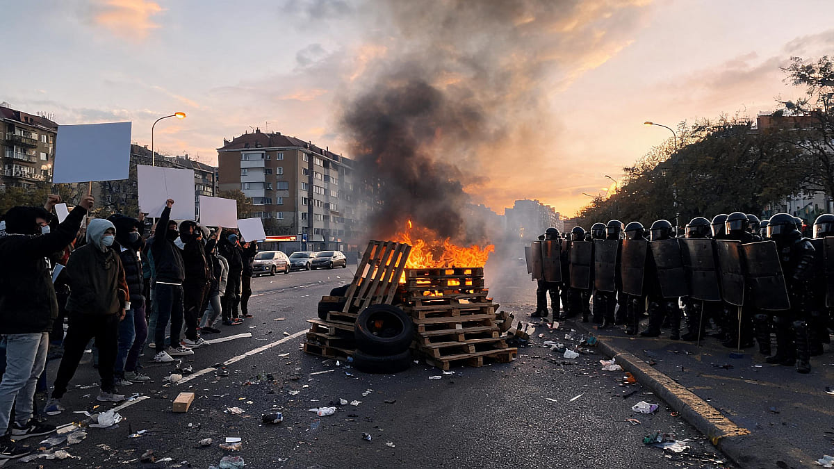 violence en manif